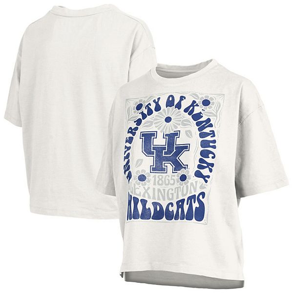 

Женская белая футболка kentucky wildcats harmony oversized slub Pressbox