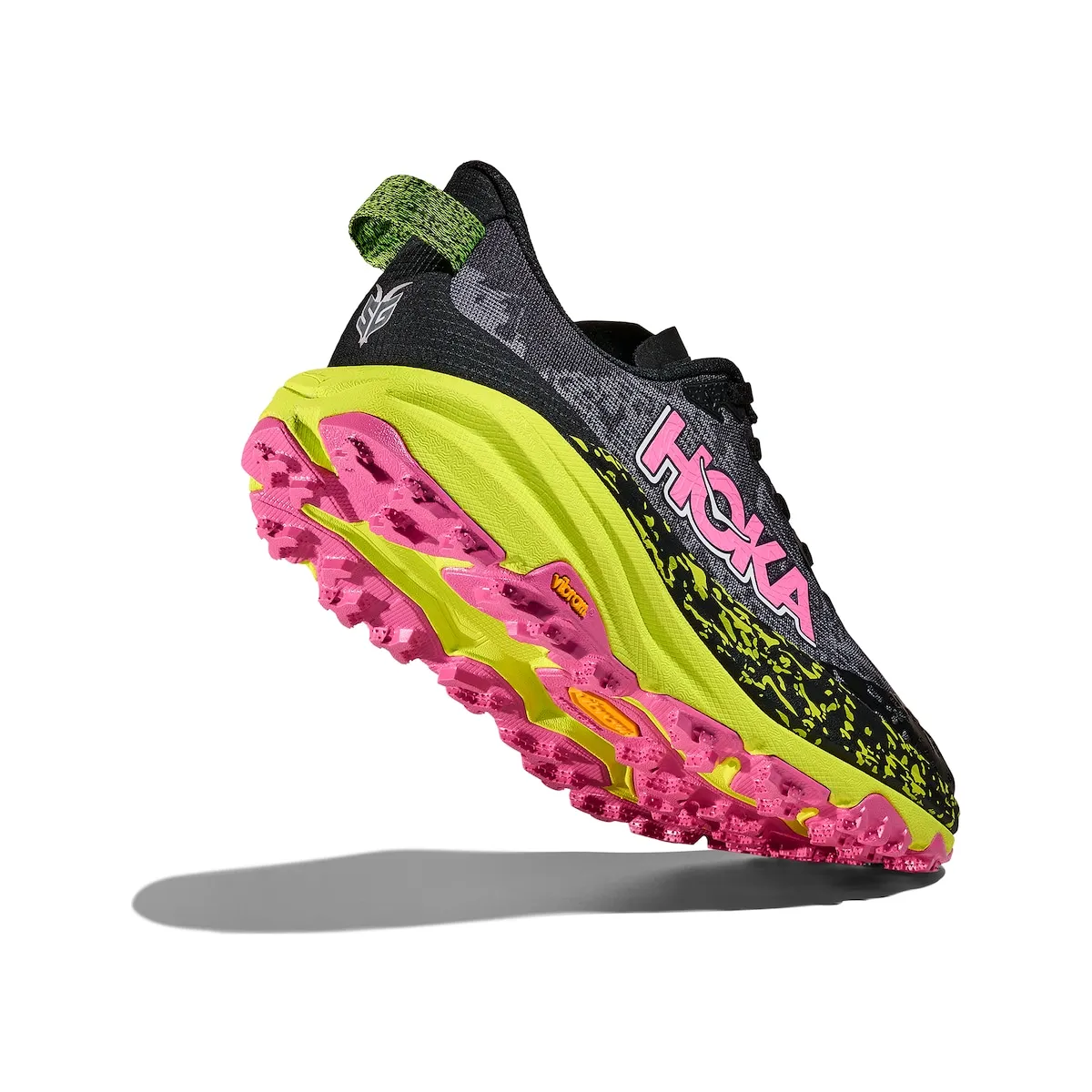 Беговые кроссовки для трейлраннинга для женщин SPEEDGOAT 6 Hoka, черный/розовый — фото 4