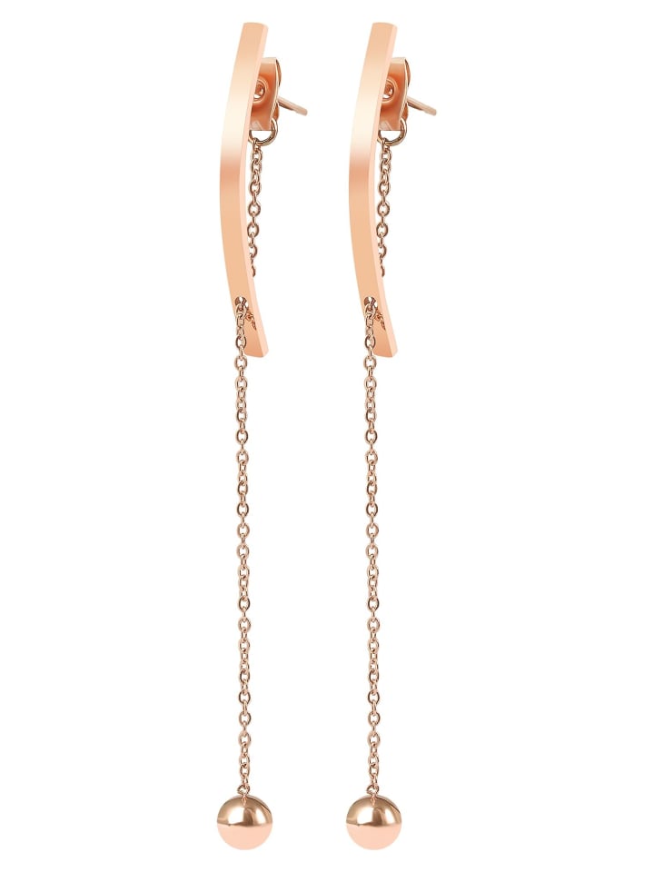 

Adeliás Женские серьги из нержавеющей стали в золотом исполнении