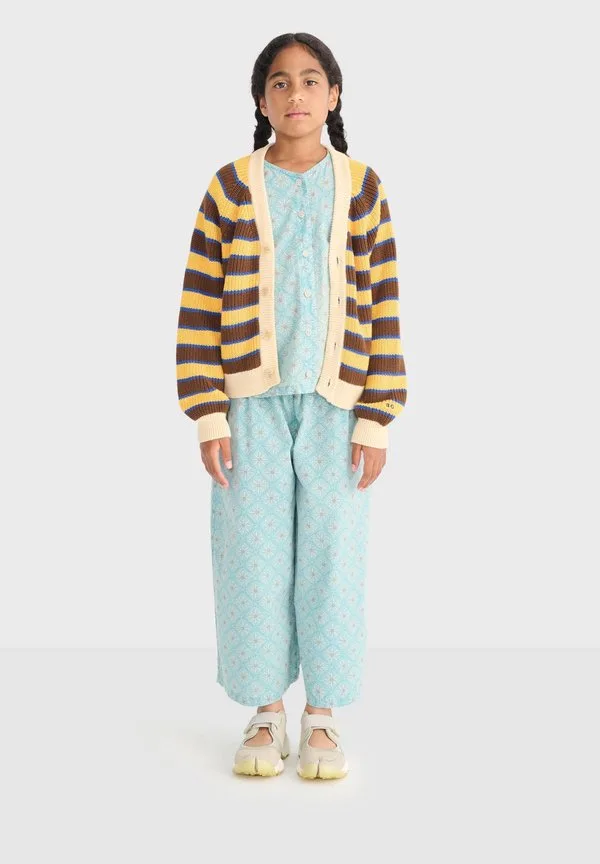 Блузка с мозаичным узором «маргаритки» Bobo Choses, Light Blue — фото 4