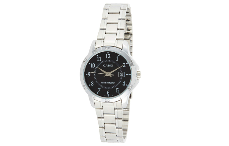 

CASIO Часы Women's Standard Series Black Watch, Black Dial
