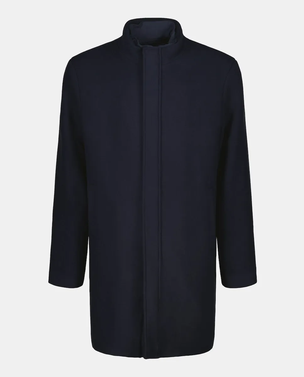 

Мужское пальто из шерстяного сукна Green Coast, темно-синий