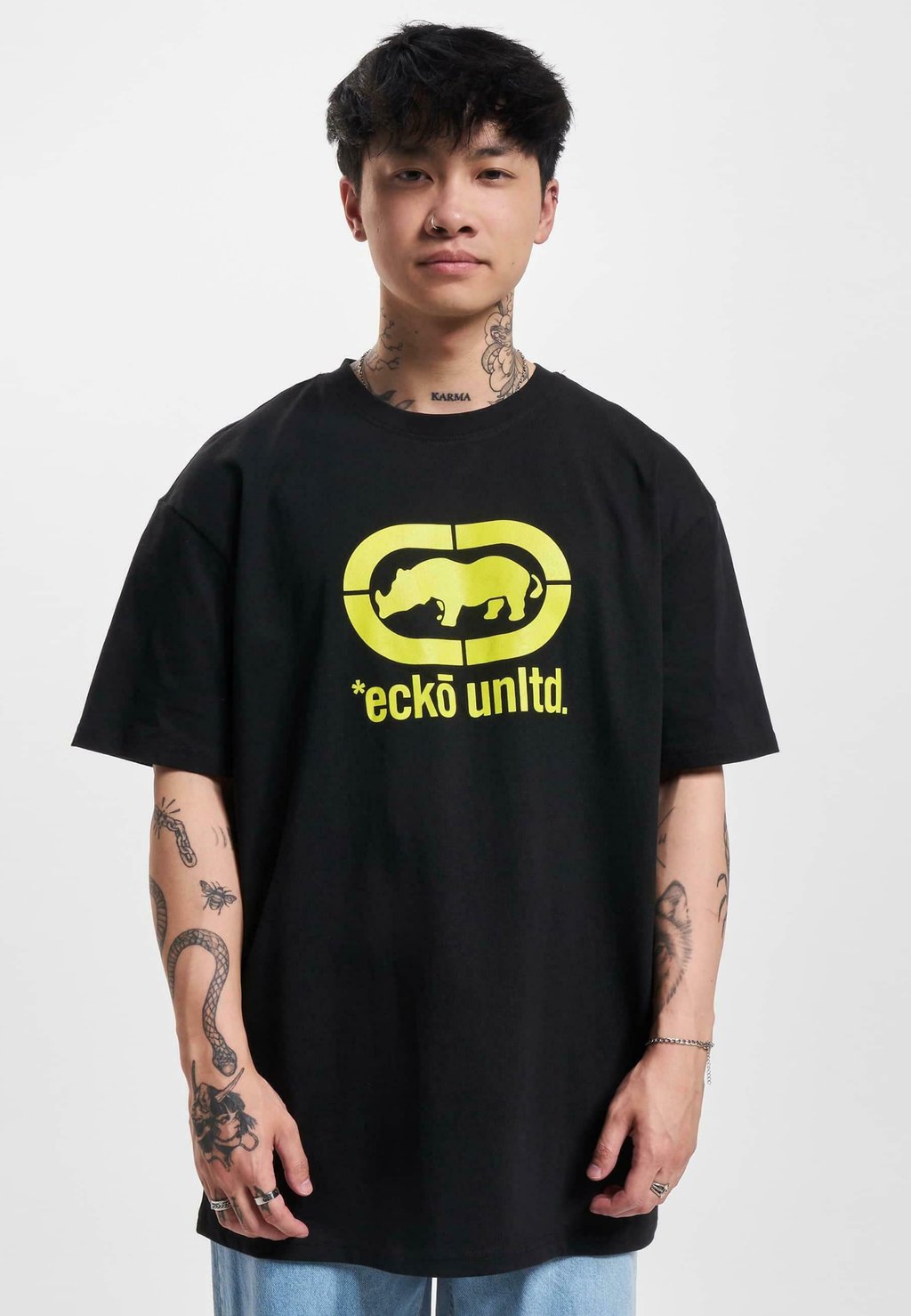 

Футболка с принтом JOHNRHINO ecko unltd., черный