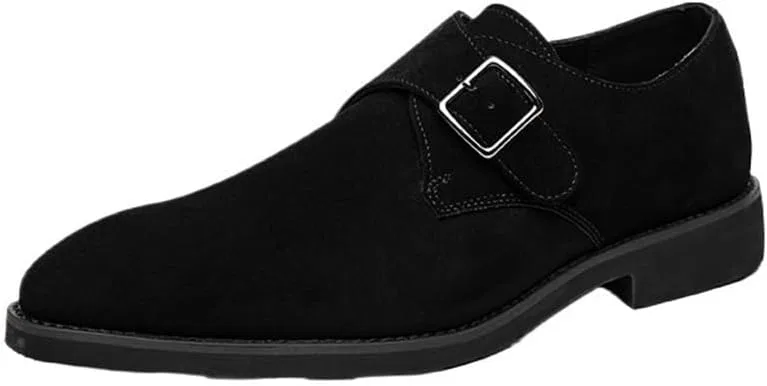 Мокасины Monk Shoes, кожаные, British Style, Black UOPYNE