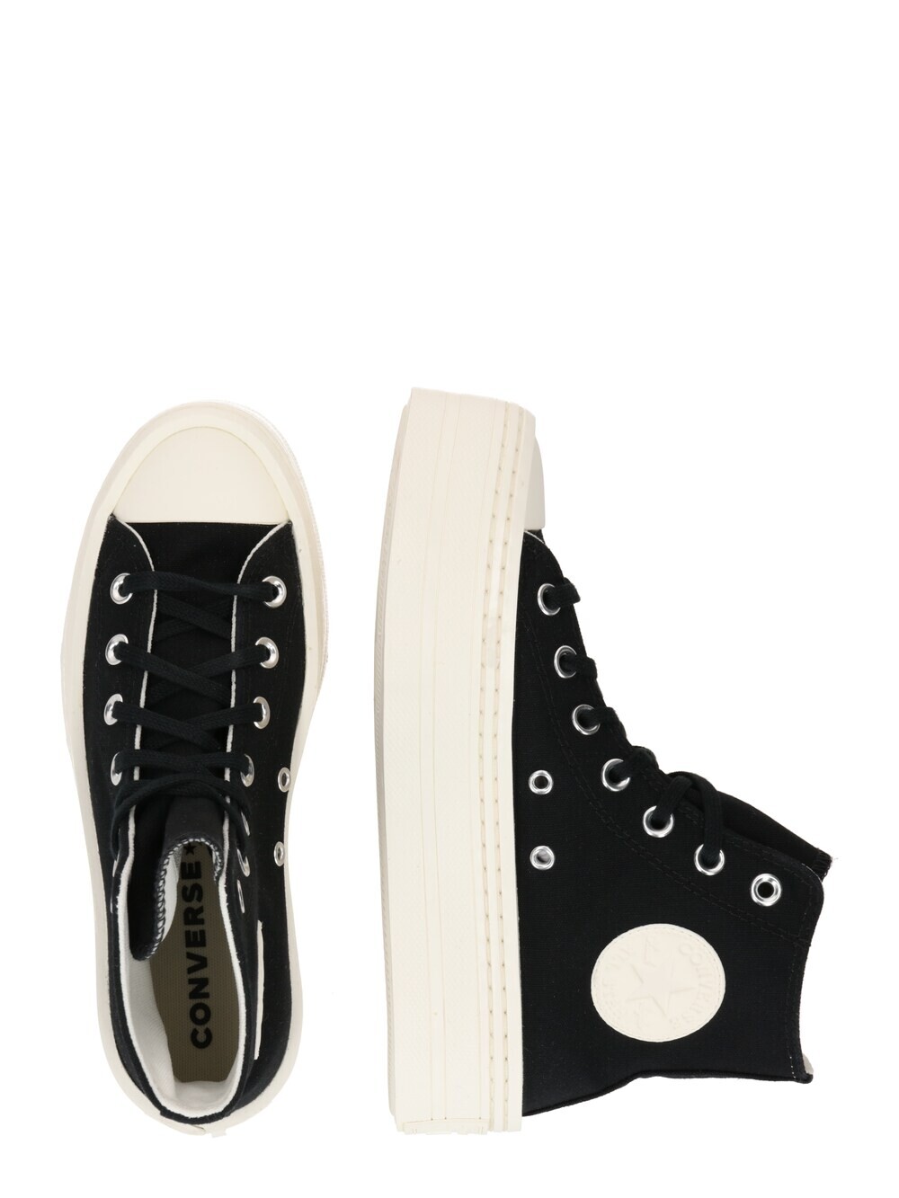 Высокие кроссовки Converse, черный — фото 2