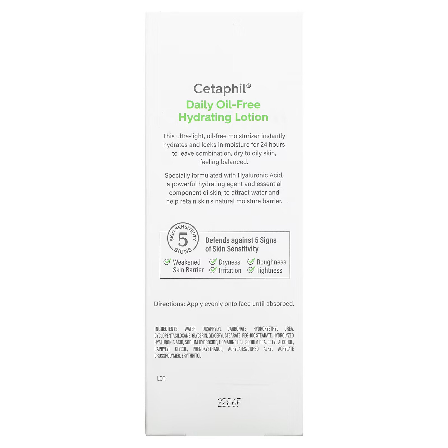 Увлажняющий лосьон с гиалуроновой кислотой Cetaphil, 88 мл — фото 4