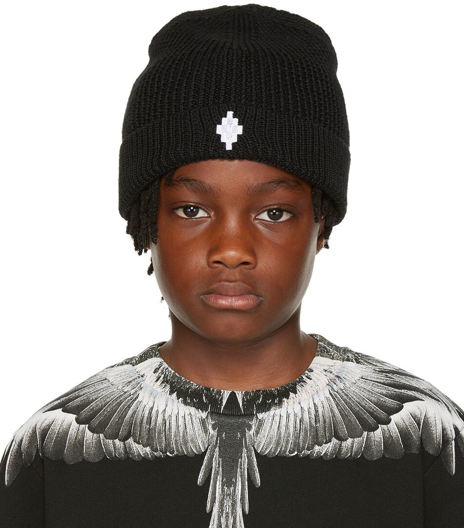 

Детская шапка с черным крестом Marcelo Burlon County of Milan