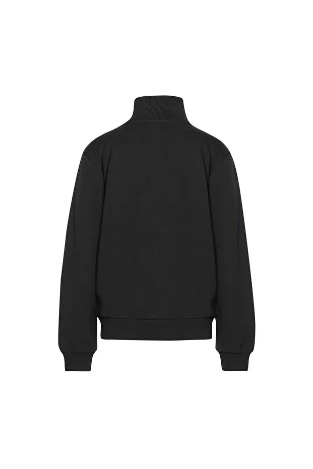 Детские свитшот для девочек на молнии Pulse Hummel, Black — фото 3