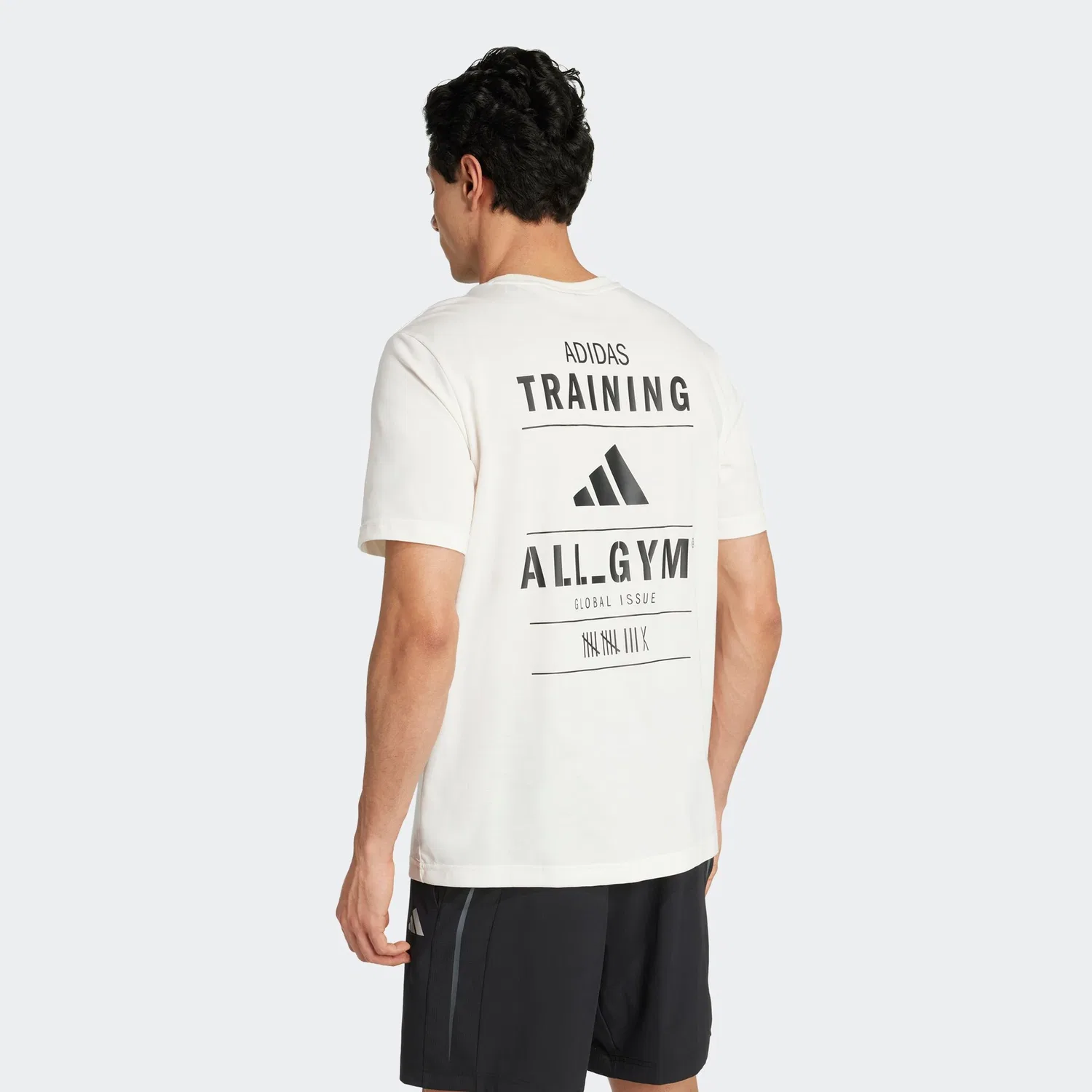Мужская футболка с технологией climacool Adidas Performance, Chalk White