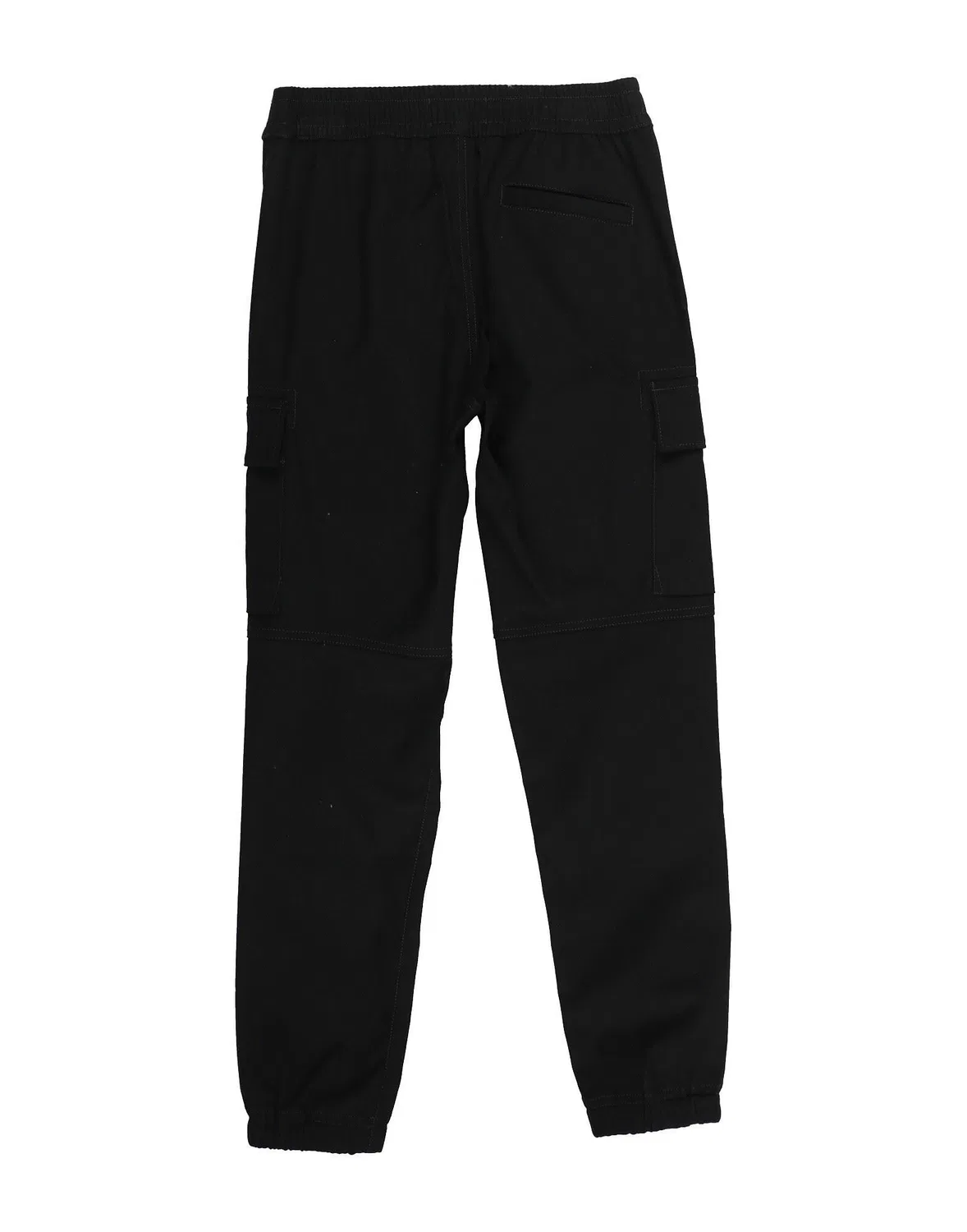 Детские брюки для мальчиков из габардина Stone Island Junior, черный — фото 2