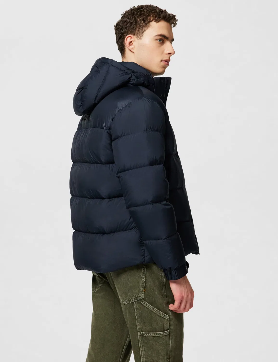 Мужская пуховая куртка с капюшоном Tommy Hilfiger, Desert Sky — фото 4