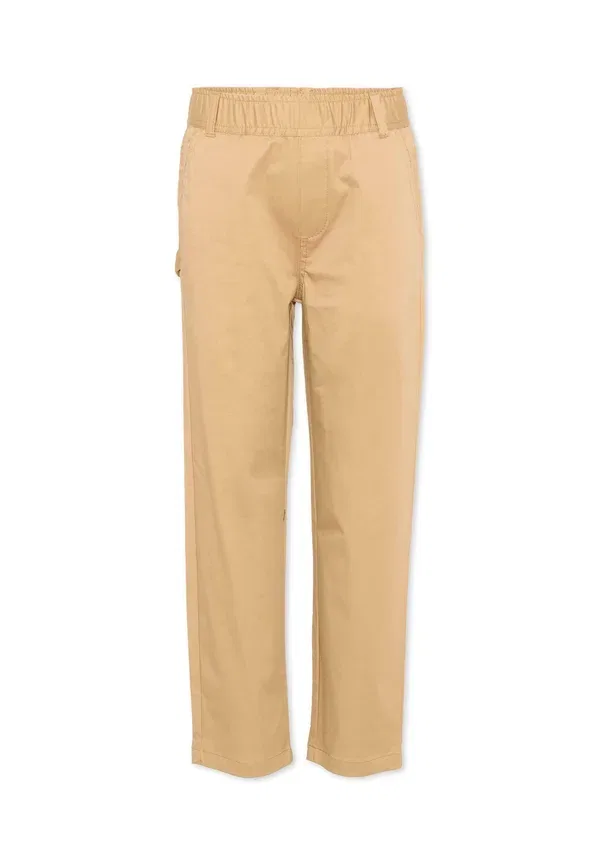 Брюки хлопковые Tru Trussardi Junior beige, бежевый