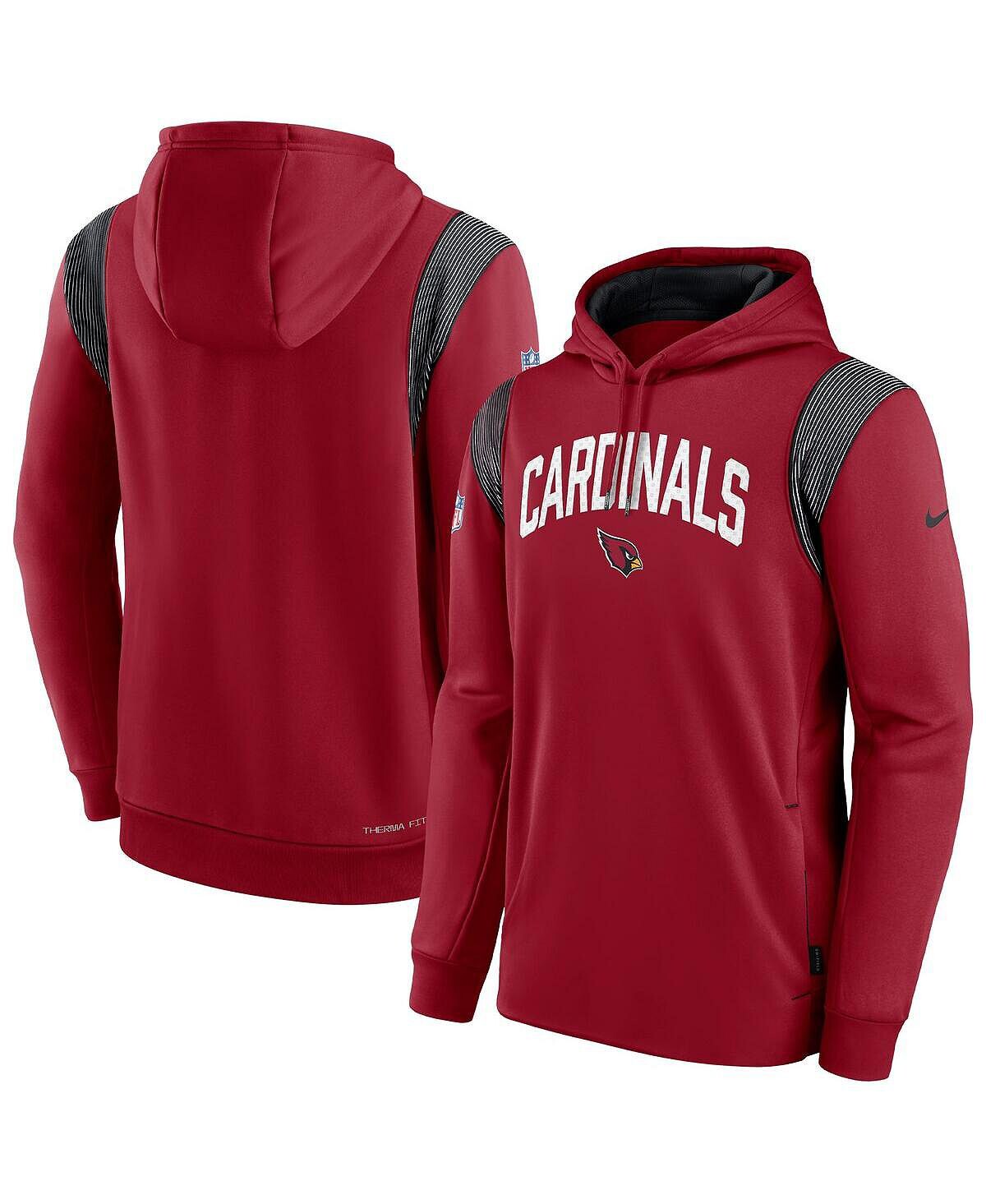 

Мужская толстовка с капюшоном cardinal arizona cardinals sideline athletic stack performance Nike