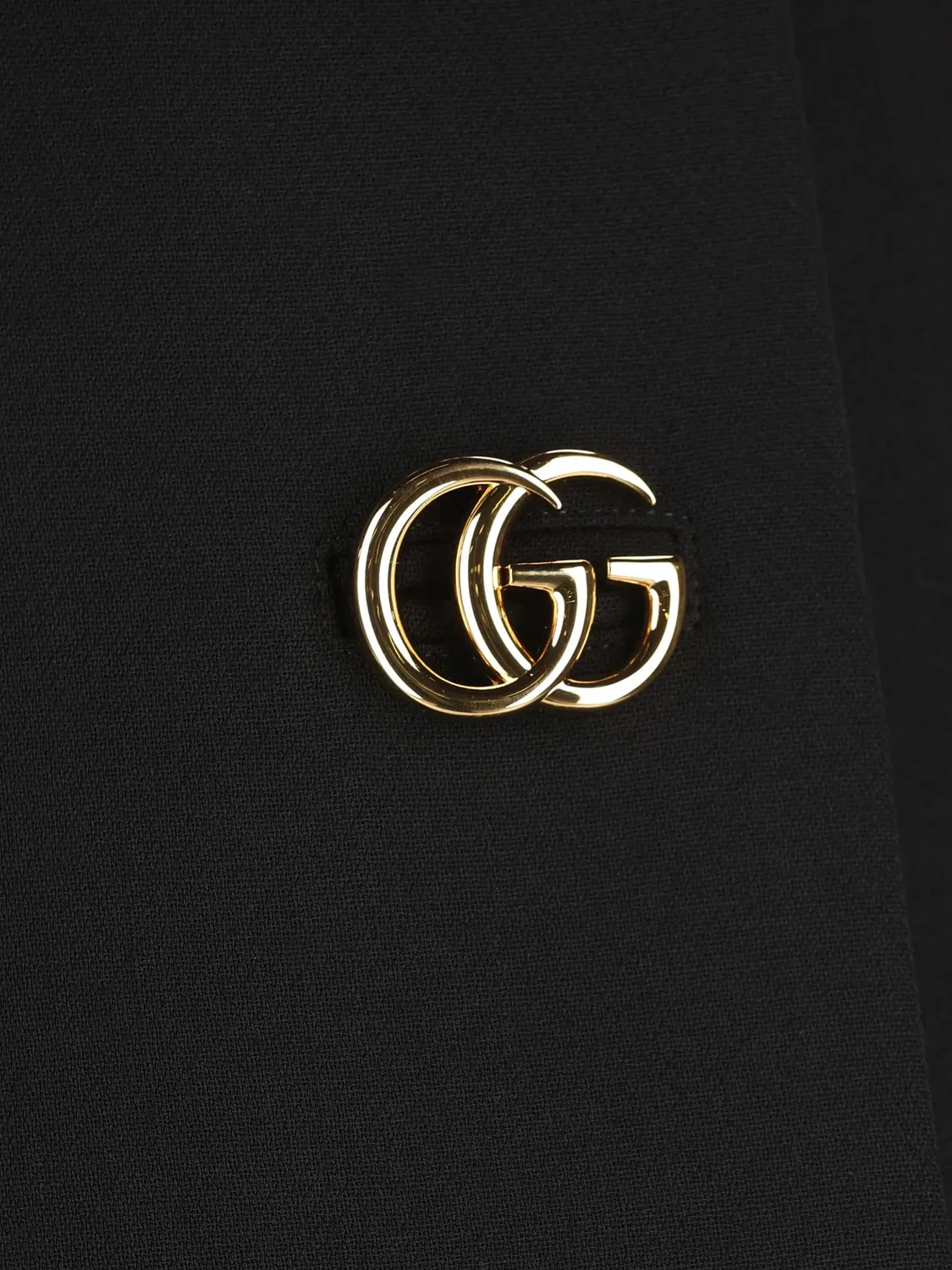 Мини юбка на пуговицах Gucci, черный — фото 3