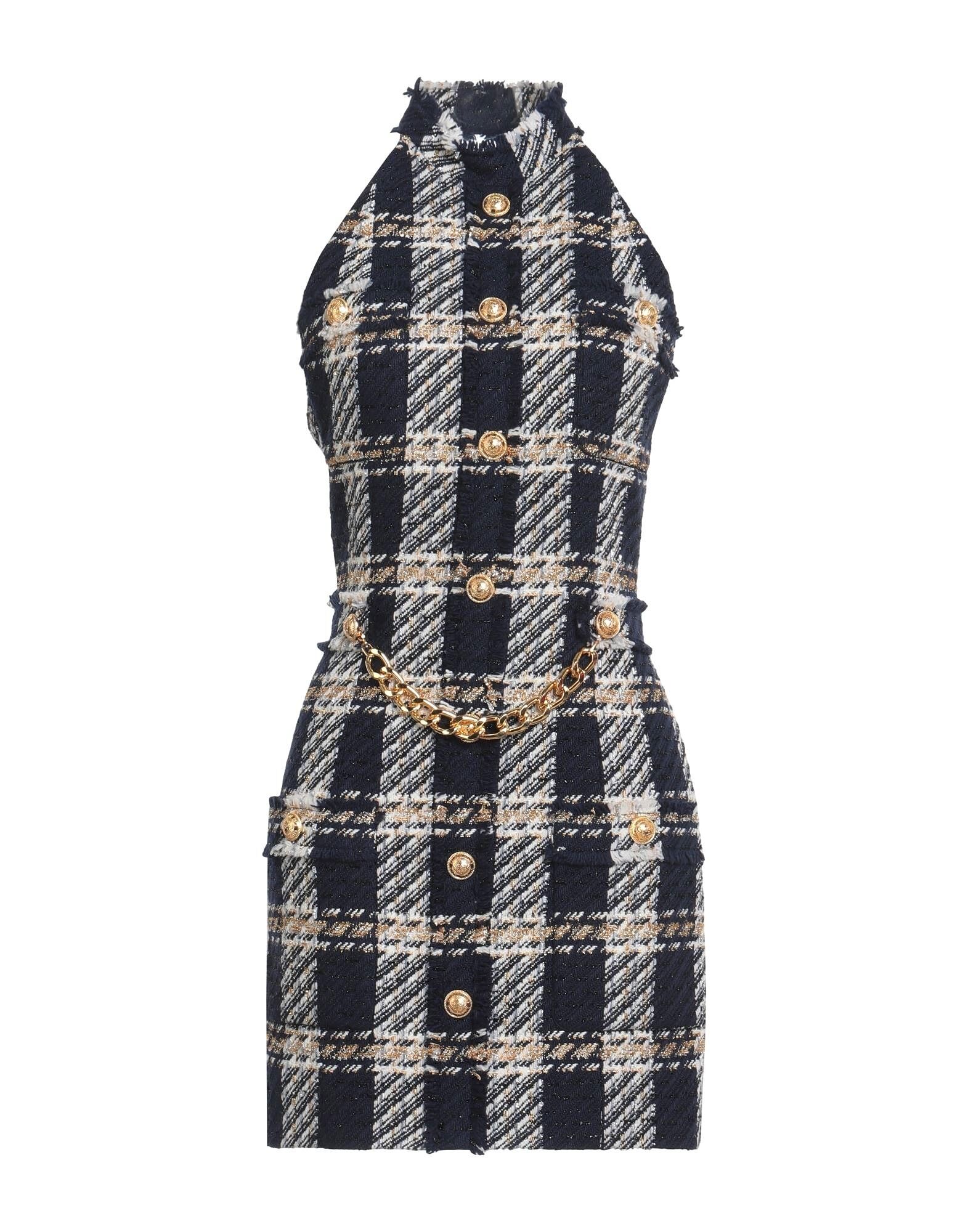 

Мини-платье Balmain, полуночно-синий