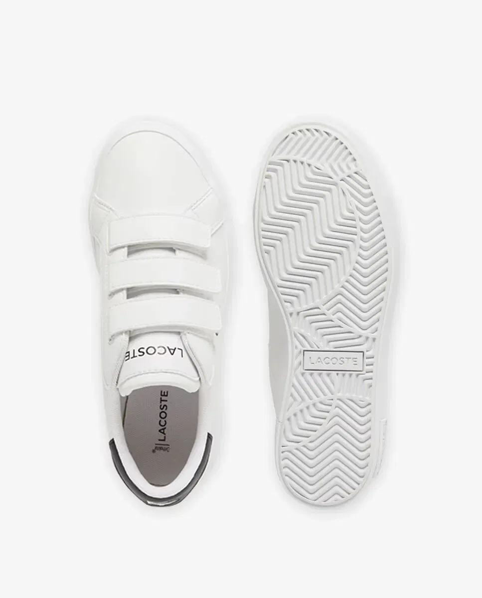 Детские кроссовки для мальчиков Powercourt Lacoste, Blanco — фото 2