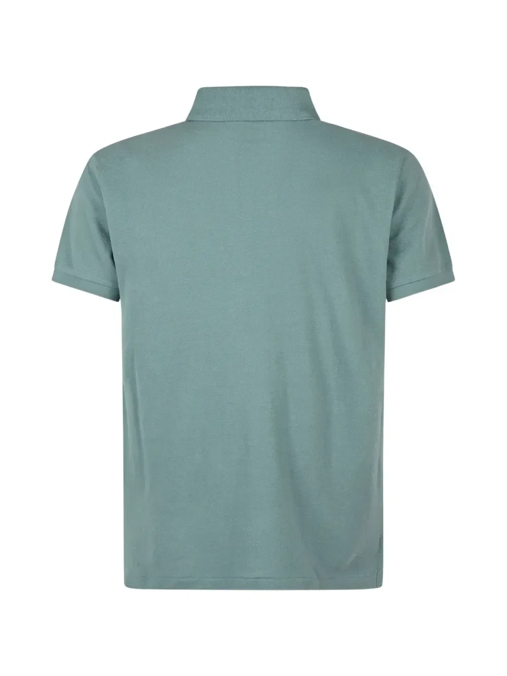 Поло из сетки Custom Slim Fit POLO RALPH LAUREN, зеленый — фото 2