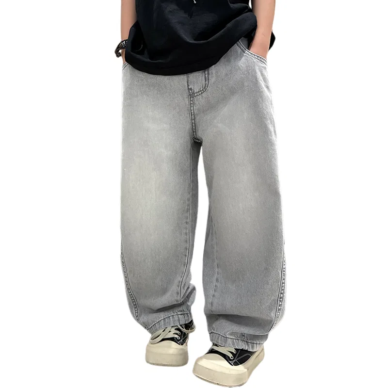 Детские джинсы с заниженной талией Lanza, Color Gray