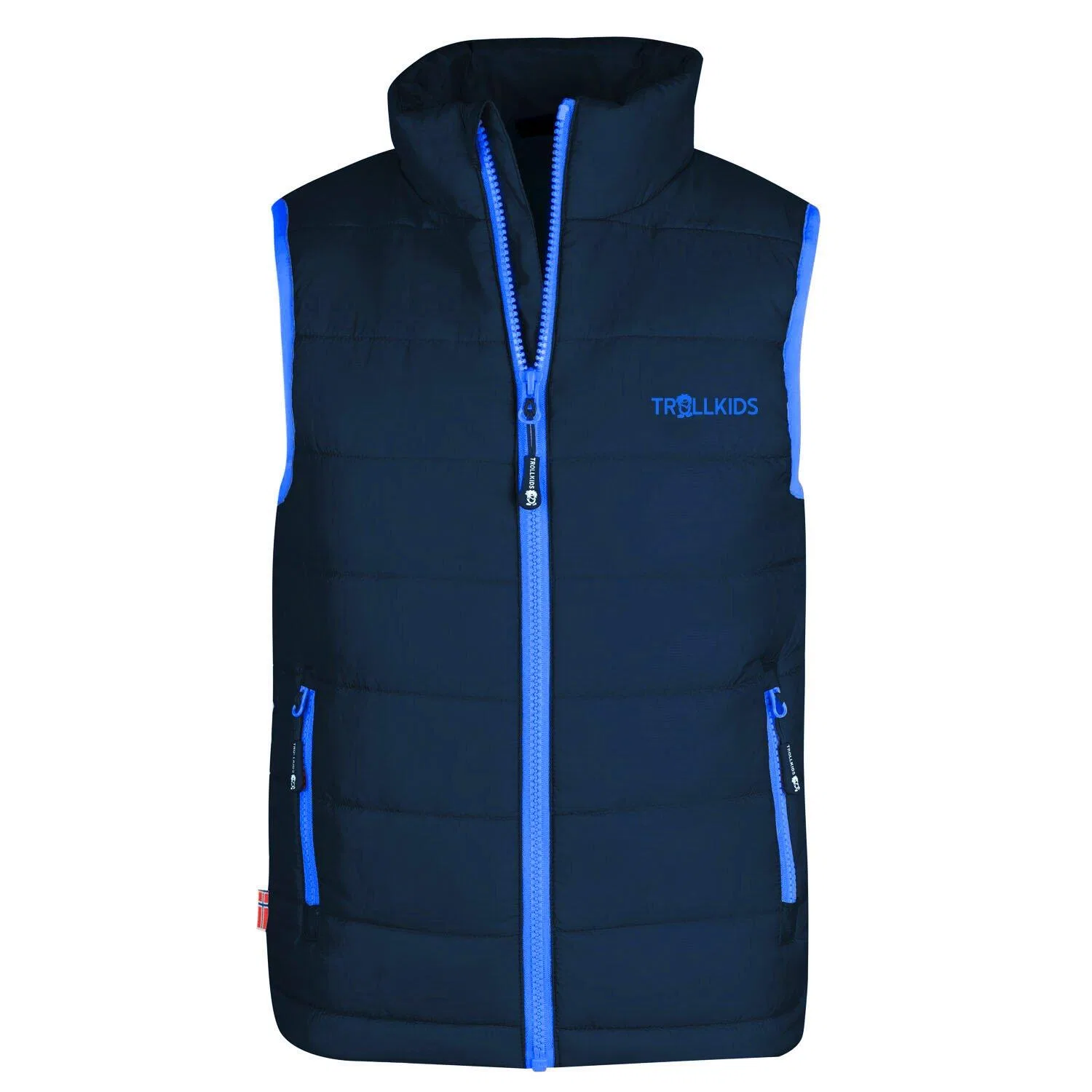 Детский жилет с полиэфирным утеплителем Trondheim Vest Trollkids, Kosmosblau Blau