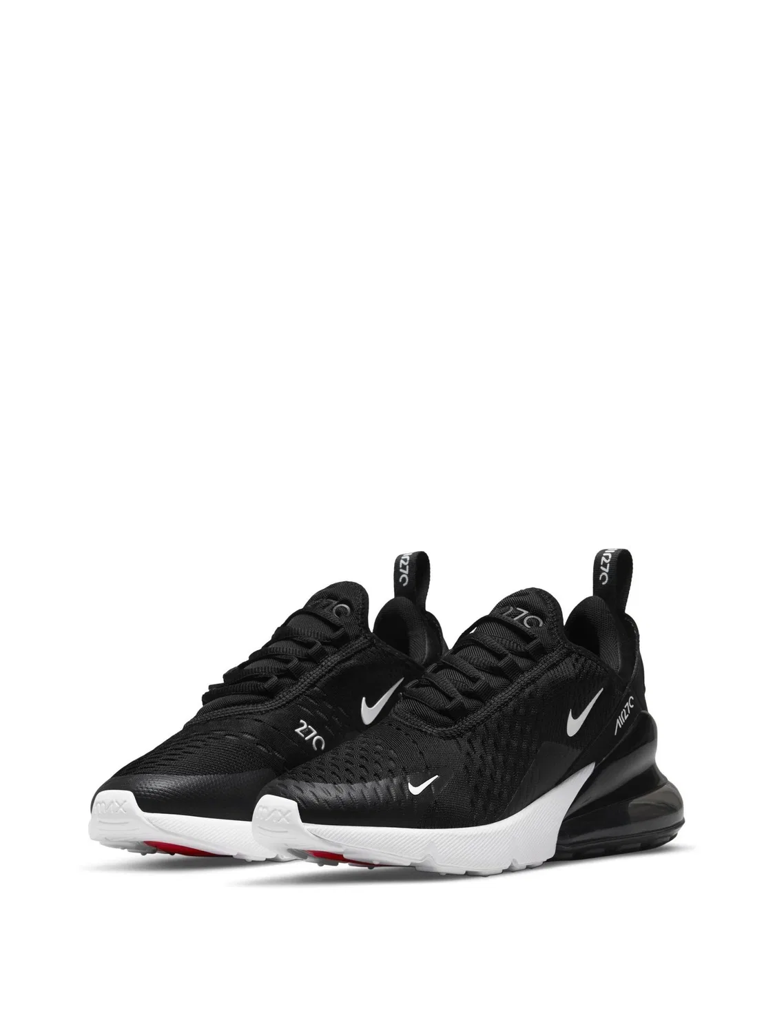 Кроссовки Nike Air Max 270 для старших мальчиков, черно-белые — фото 3