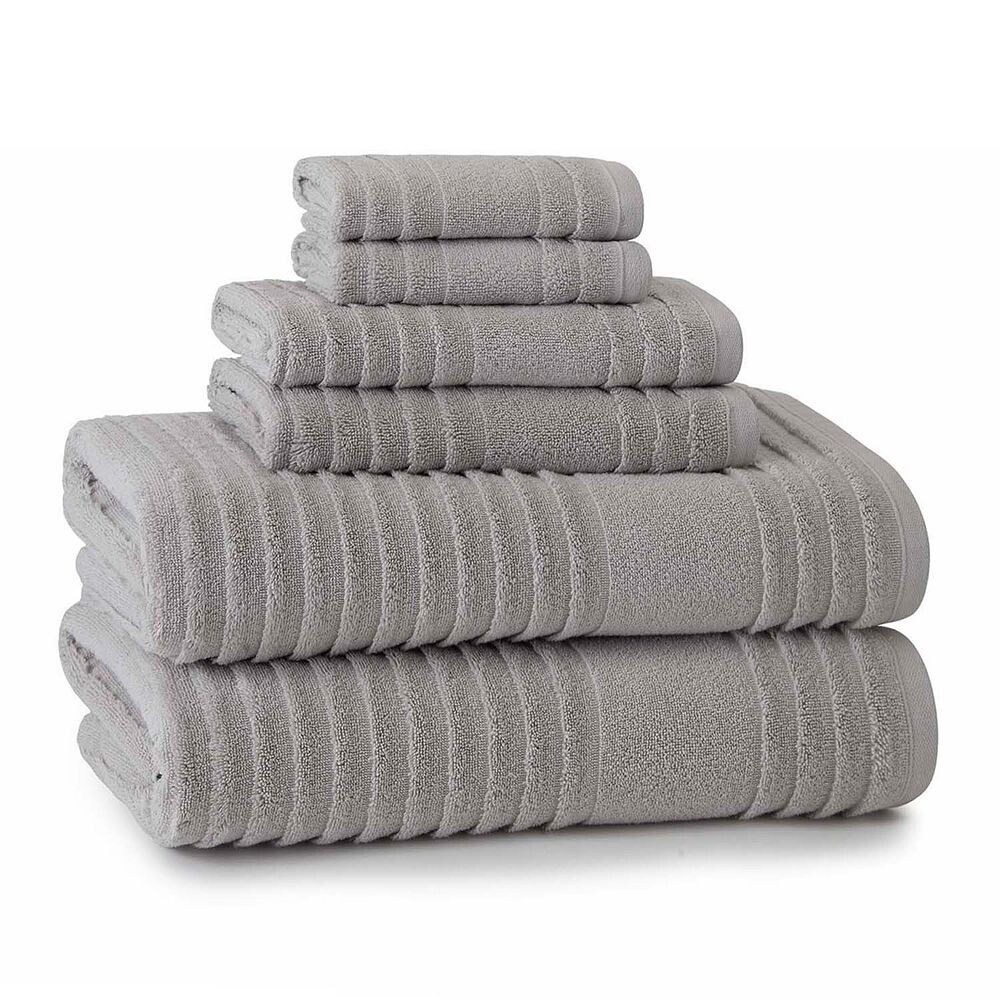 

Cassadecor Astor Набор банных полотенец, 6 шт., цвет Dolphin Grey