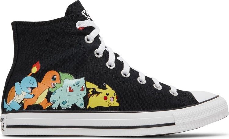 

Кроссовки Converse Pokemon x Chuck Taylor All Star высокие, черный