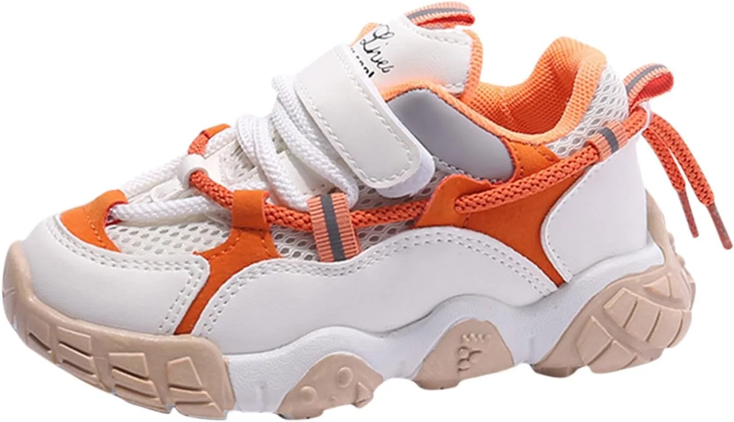 Детские кроссовки для бега и ходьбы с дышащим верхом, Orange