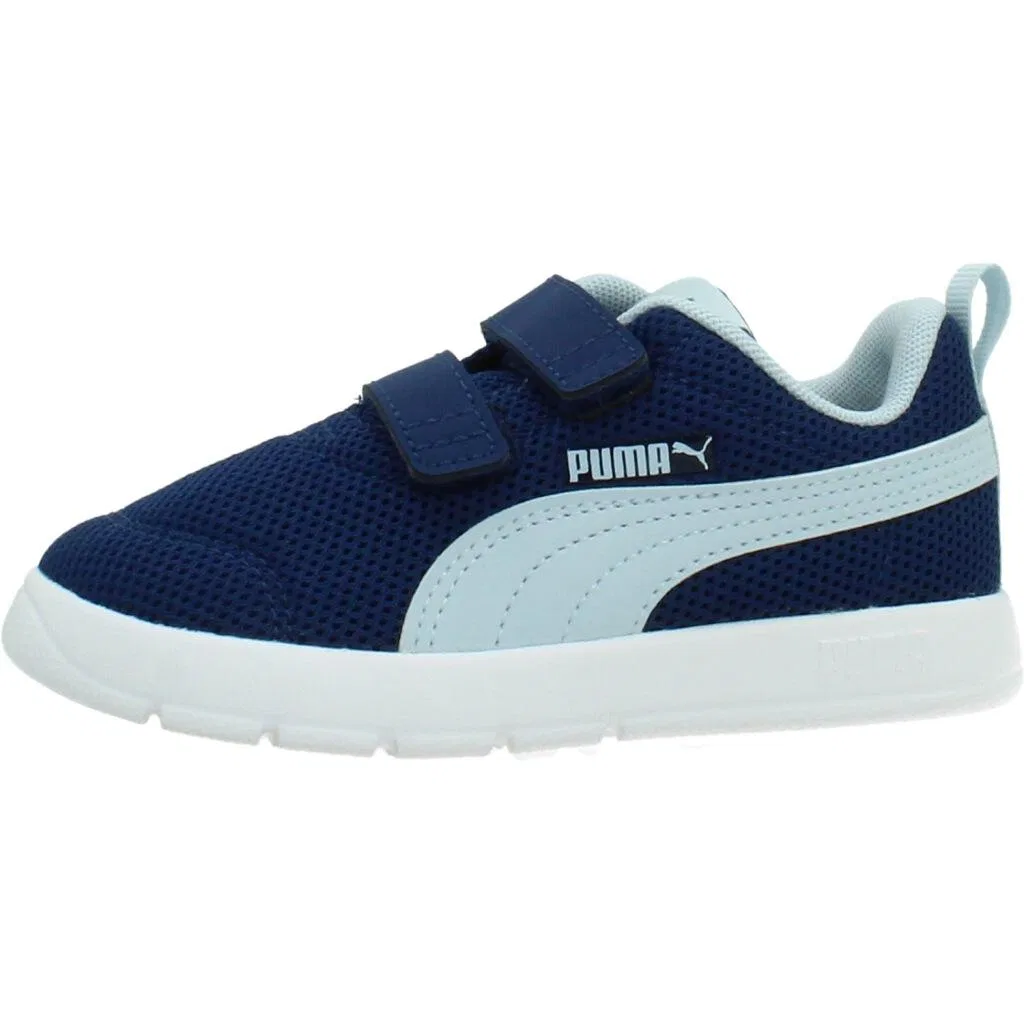 Детские кроссовки с липучкой CourtFlex V3 Puma, Blau — фото 2
