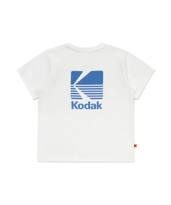 Футболка с логотипом, Kodak Kids, белый
