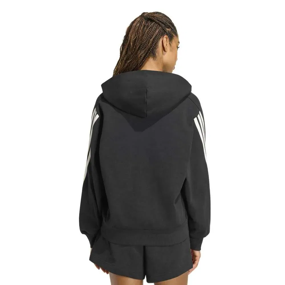 Худи Adidas Kit 3 Stripes, черный — фото 2