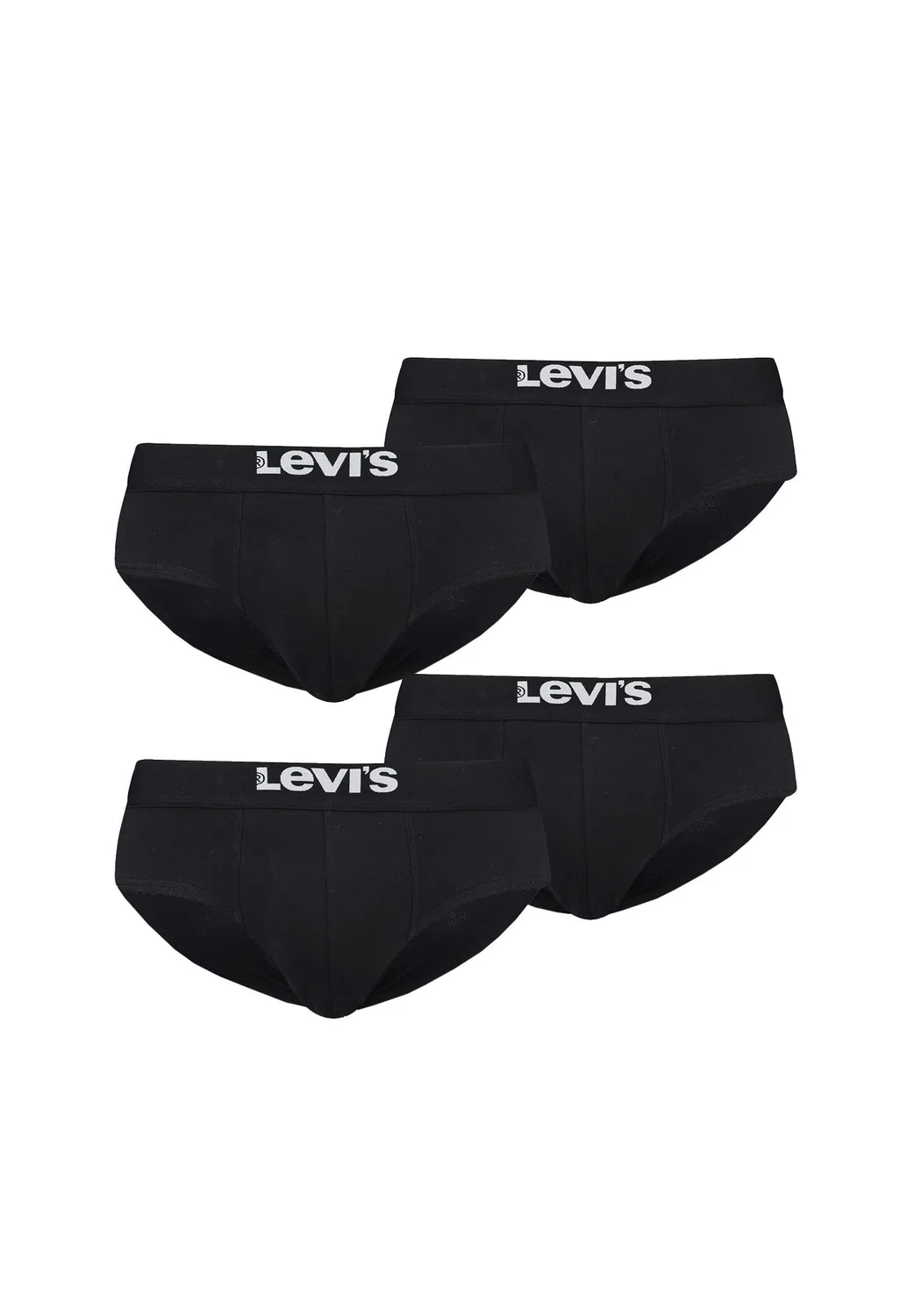 Мужские трусы-слипы с хлопковым стрейчем Levi's Solid Basic, Цвет Feigenlila — фото 2