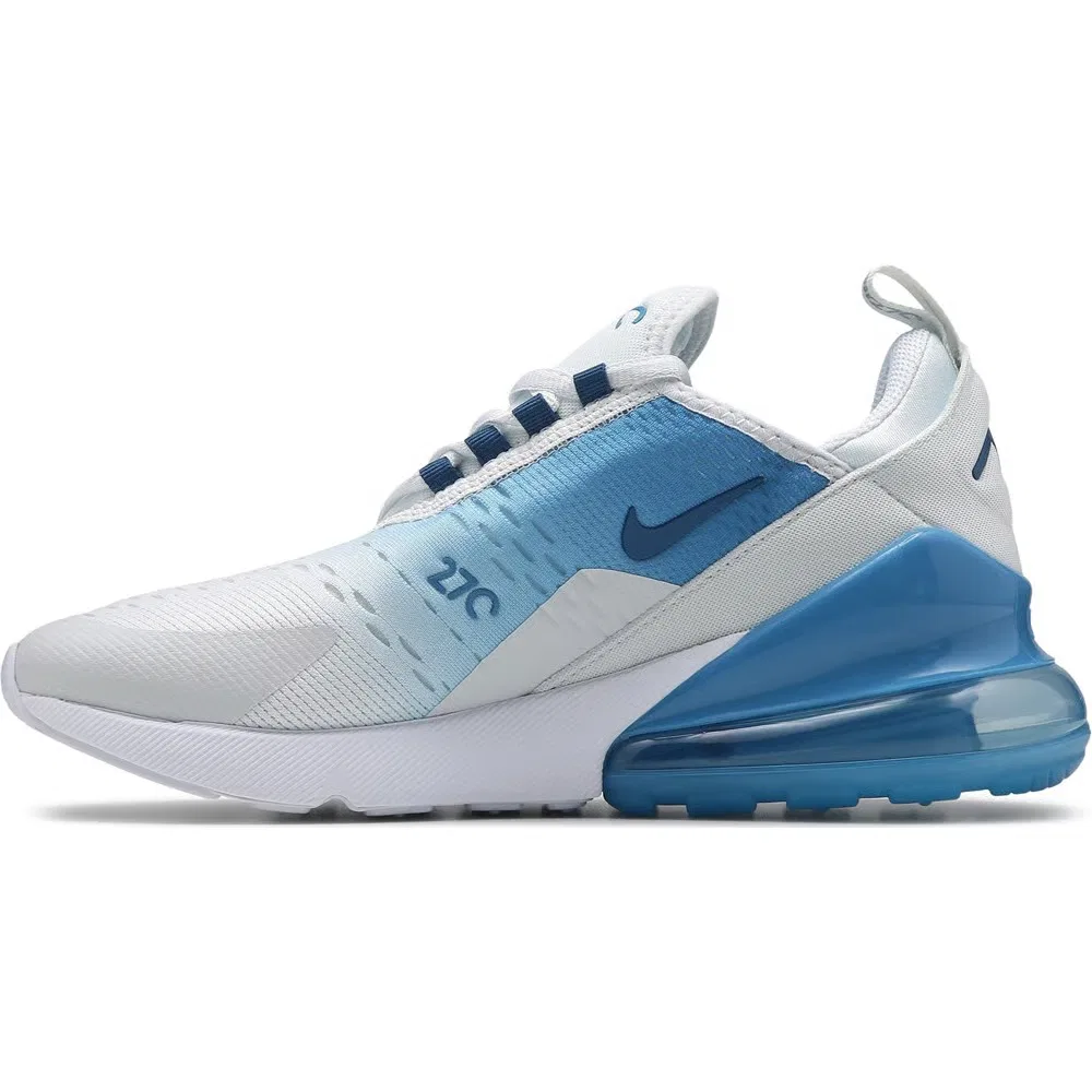 Детские кроссовки Air Max 270 Nike, White/Blue — фото 3