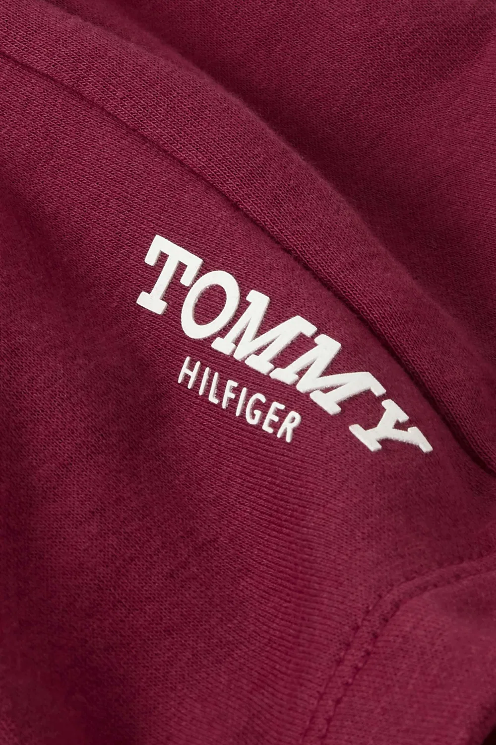 Шорты из футера с принтом Monotype Tommy Hilfiger, красный — фото 3