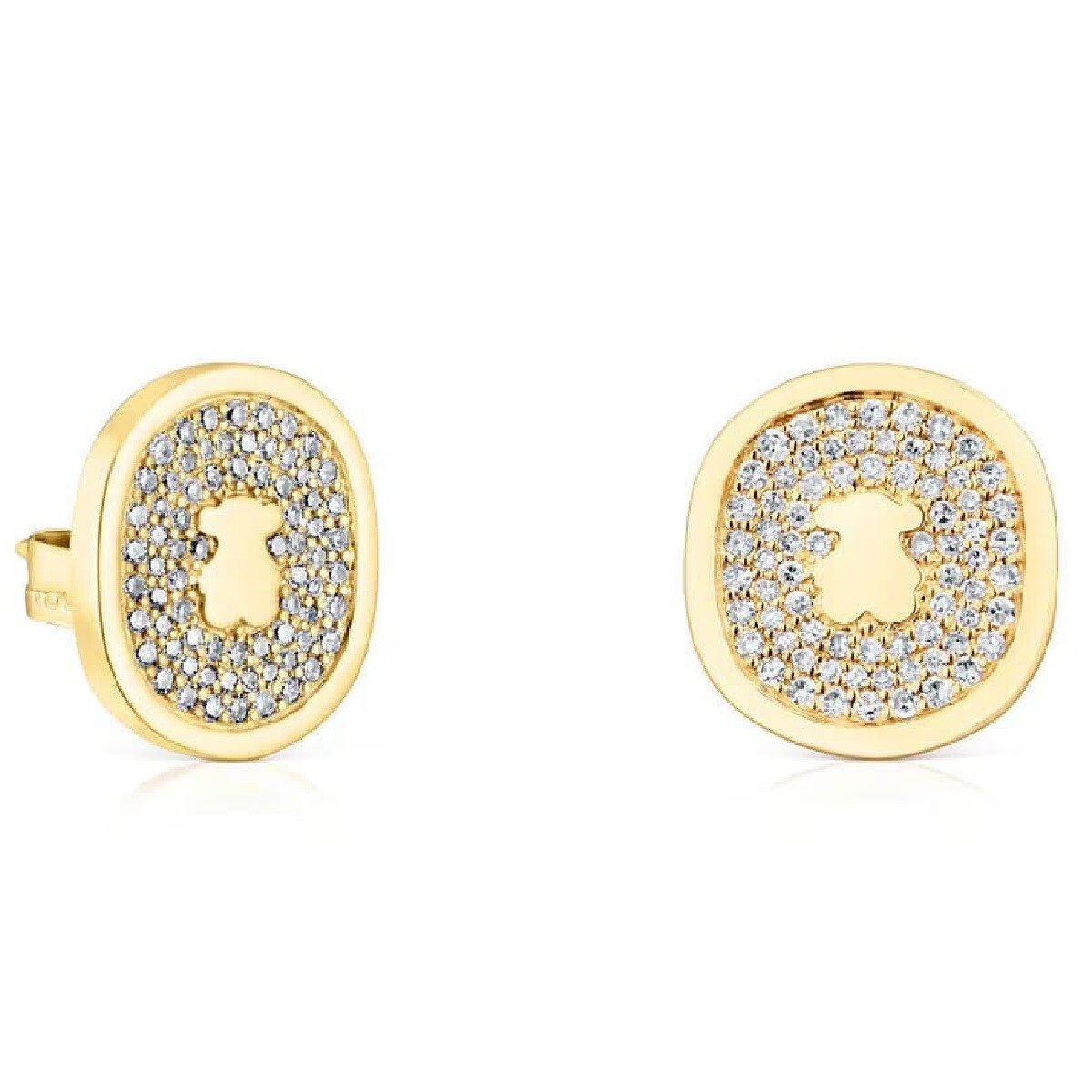 

Серьги Tous Oursin With Diamonds, золото