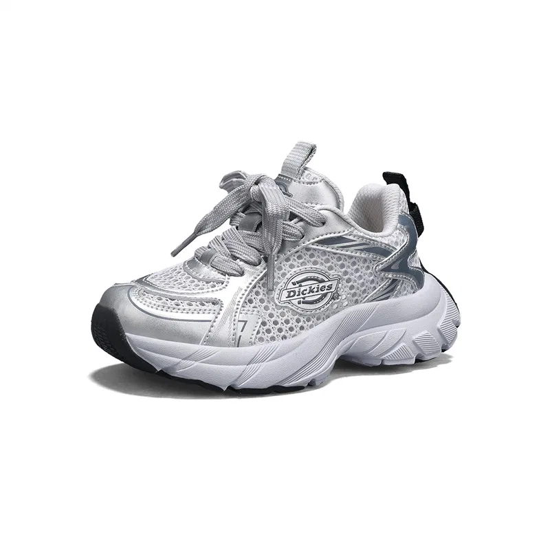 Детские кроссовки из синтетической кожи и текстиля Space Silver Dickies, Space Silver — фото 4