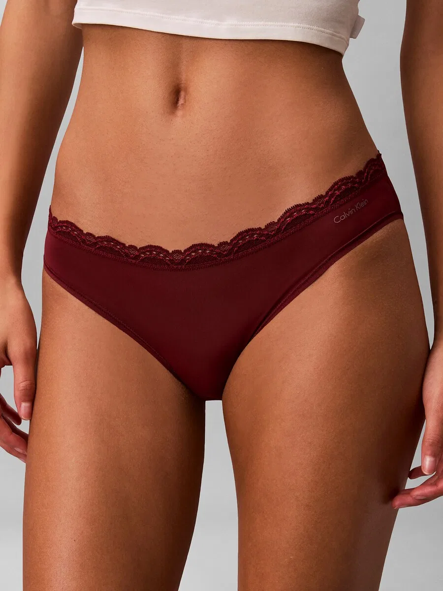 Трусики Calvin Klein темно-коричневого цвета — фото 4