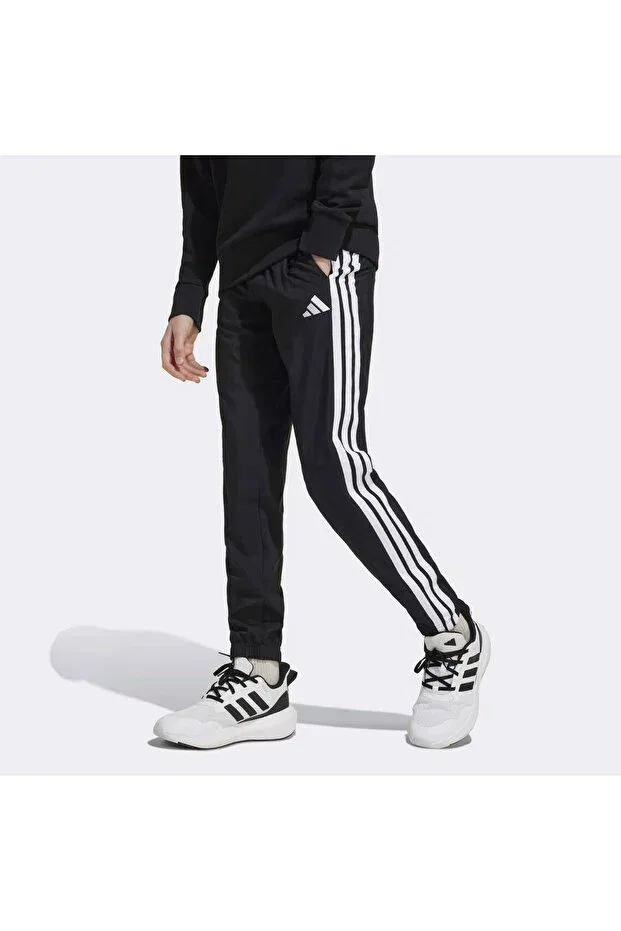 Детские спортивные штаны для девочек скинни climacool Adidas, Black-White — фото 3