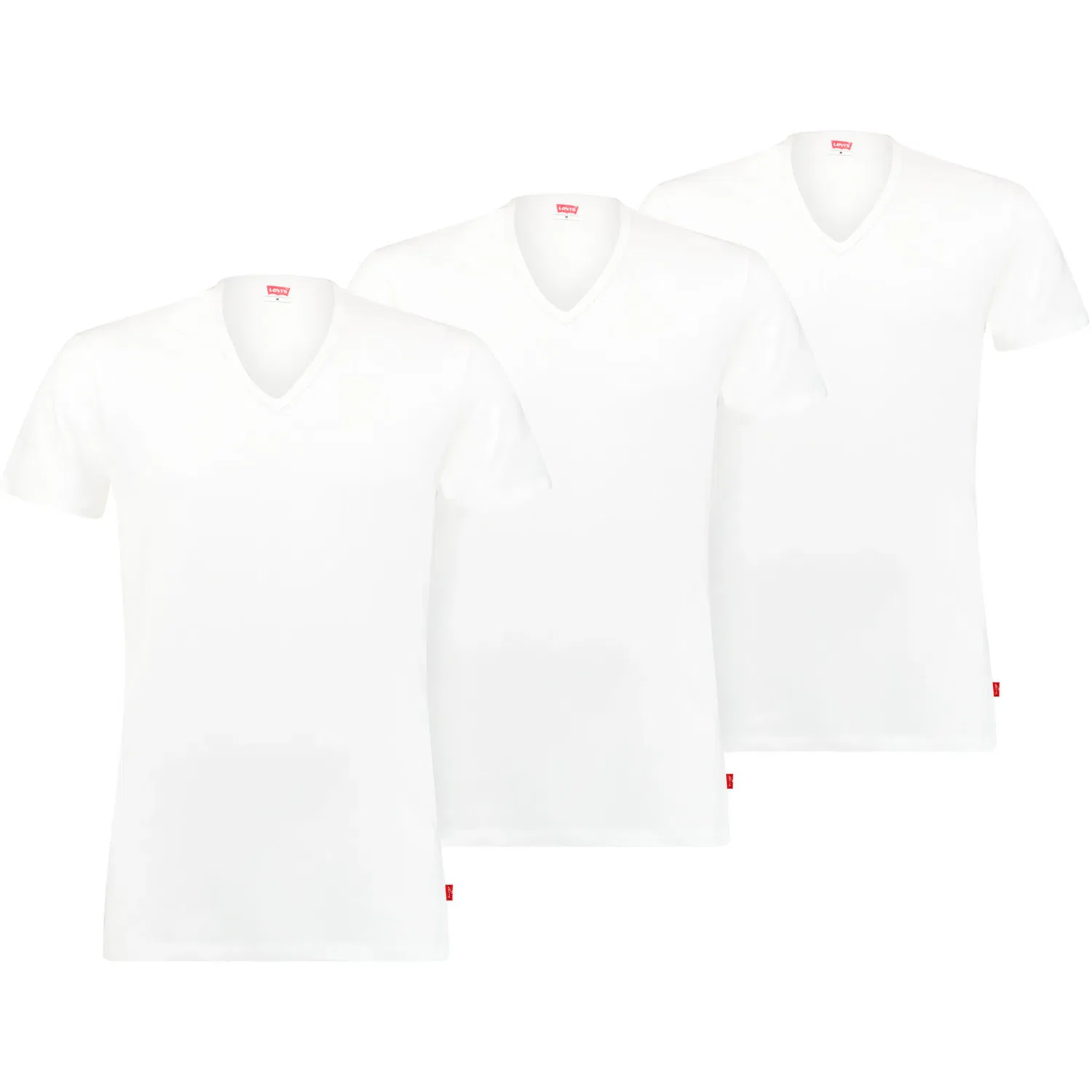 Мужская футболка с V-образным вырезом Levi's, White