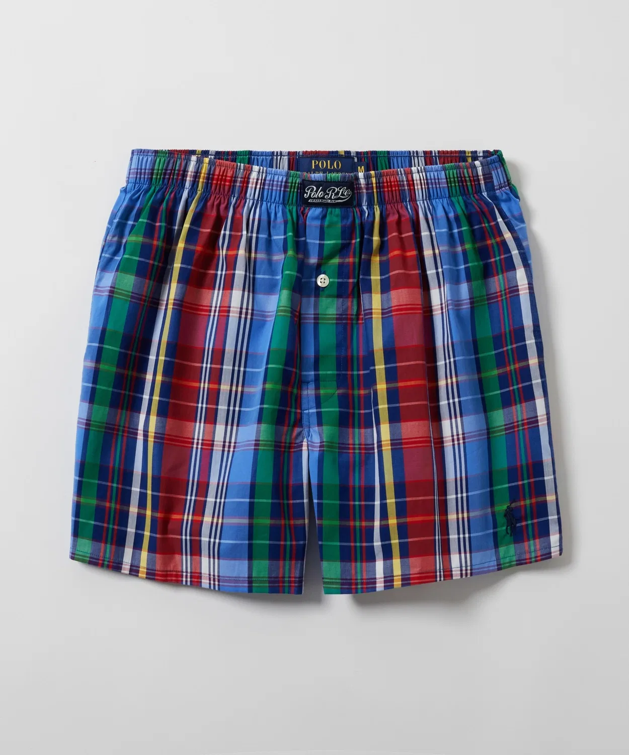 Мужские трусы-боксеры с принтом Willow Check POLO RALPH LAUREN, Blue