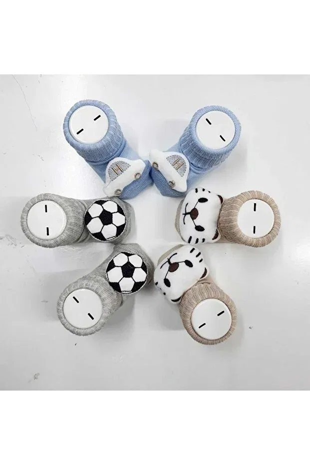 Детские носки 3 шт хлопковые Baby By Bumbo, Beige