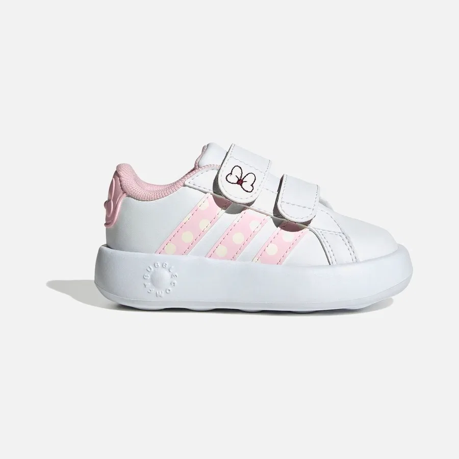 Детские спортивные кроссовки с принтом Микки Маус adidas Grand Court Minnie Cf I, Белый