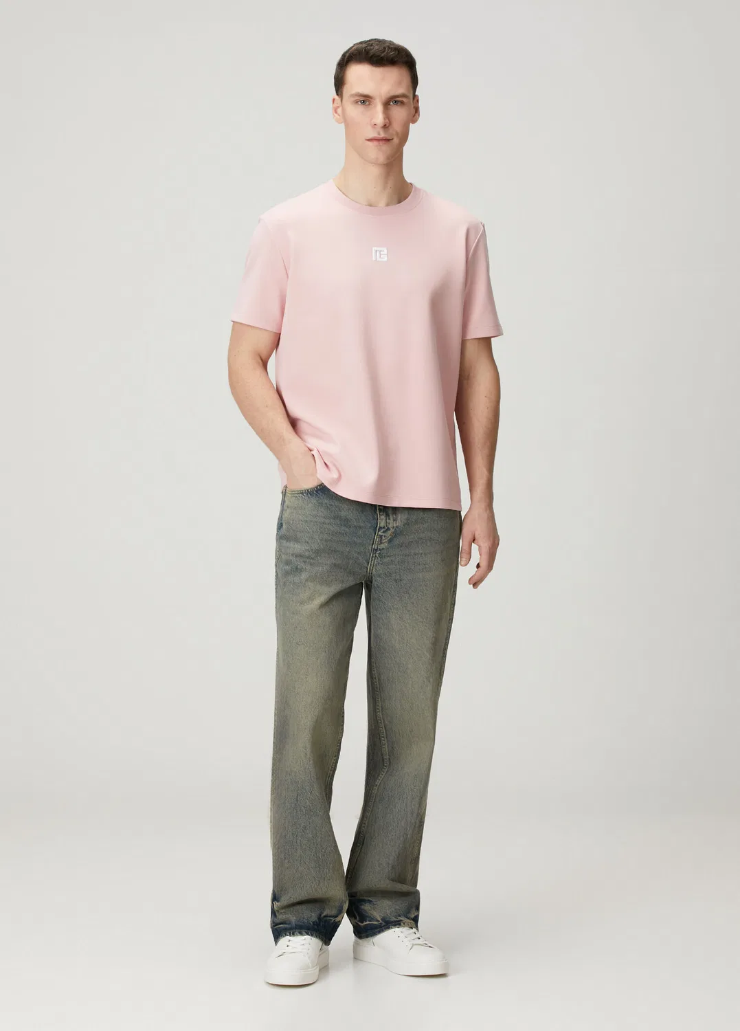 Футболка Regular Fit Balmain, pink — фото 2