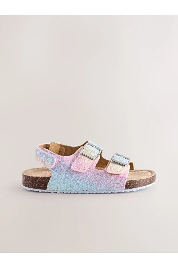 Детские сандалии для девочек с блестками Next Baby, Multicolor — фото 2