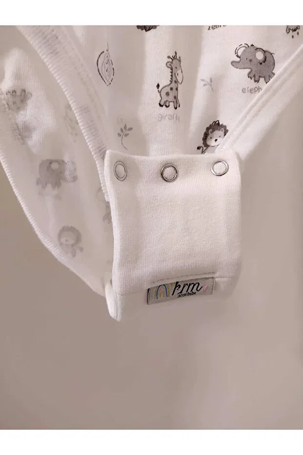Детское боди для новорожденных хлопковое Krm Kerem Bebe, Ecru — фото 2