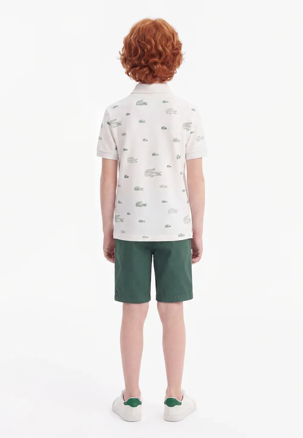 Рубашка-Поло Line Crocs Lacoste, Farine — фото 2