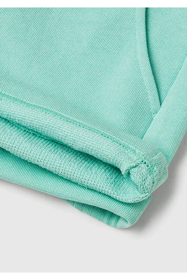 Детские шорты для девочек с принтом United Colors Of Benetton, Water Green — фото 3