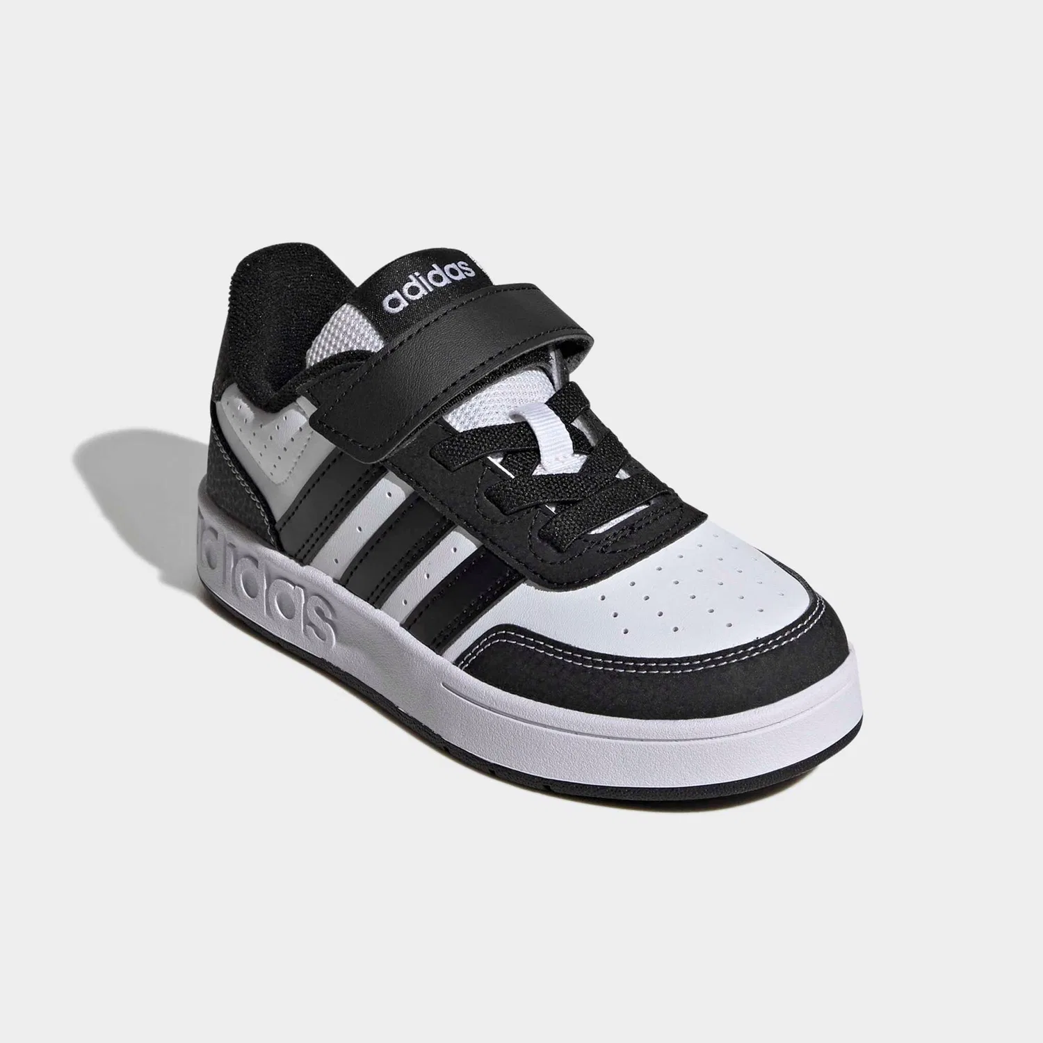 Детские кроссовки с ремешком-липучкой Adidas Sportswear, Cloud White/Core Black/Ftwr White