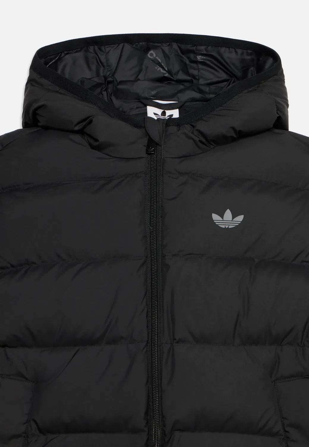 Обычная пуховая куртка для подростков и мужчин - зимняя куртка Adidas Originals, Black — фото 3
