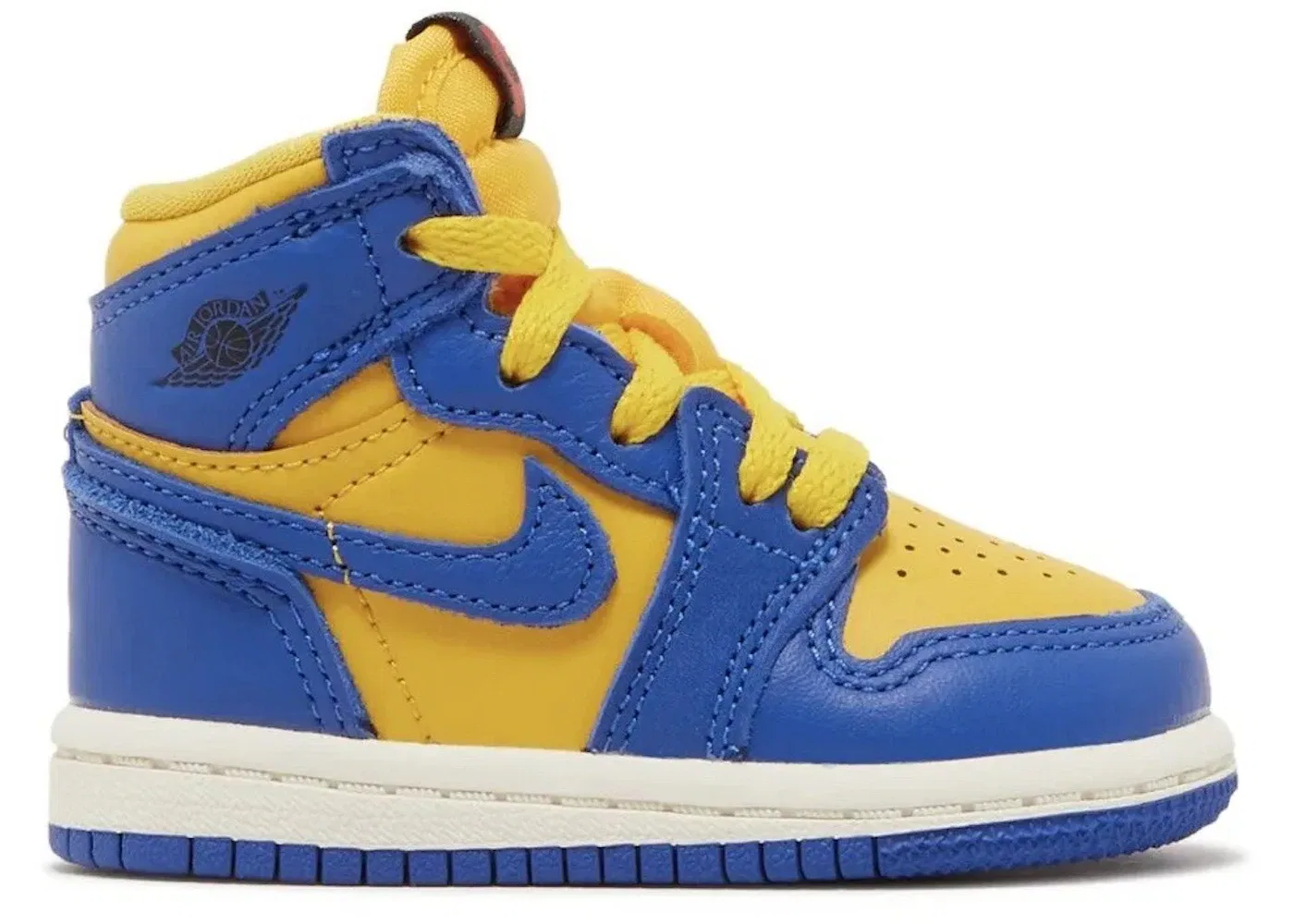 Детские кроссовки Lifestyle Jordan 1 Retro High OG Jordan, Varsity Royal/Varsity Maize/Sail/Fire Red