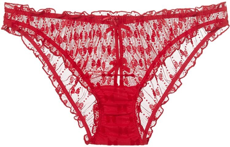 

Женские трусы Victoria's Secret, цвет 1 piece (red butterfly print)